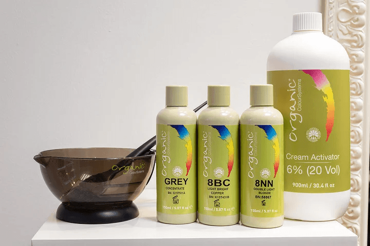 Organic Colorsystems Ansatzfarbe und Cream Activator
